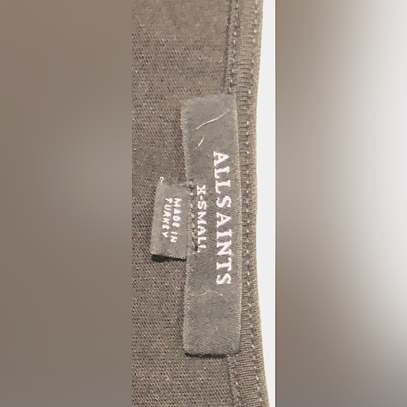 All Saints  black dress NEW size XS - Picture 6 of 6